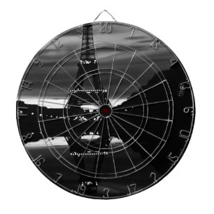 Tabla Dardos Torre Eiffel Paris França vintage reflexão