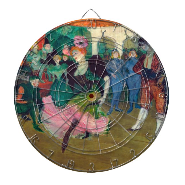 Tabla Dardos Toulouse-Lautrec - Marcelle Lender, Dançando Boler (Frente)