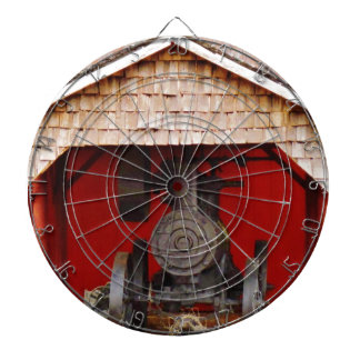 Tabla Dardos Tracter Antiquado com Vapor