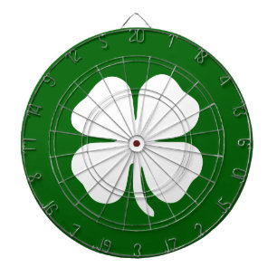 Tabla Dardos Trevo Verde Sortudo Irlandês