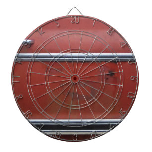 Tabla Dardos Trim prateado Red Chevy