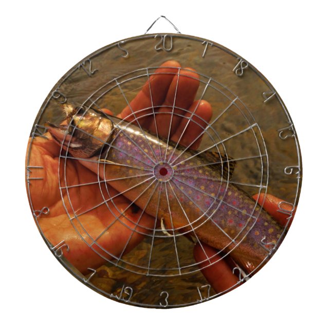 Tabla Dardos Truta em Mãos (Frente)