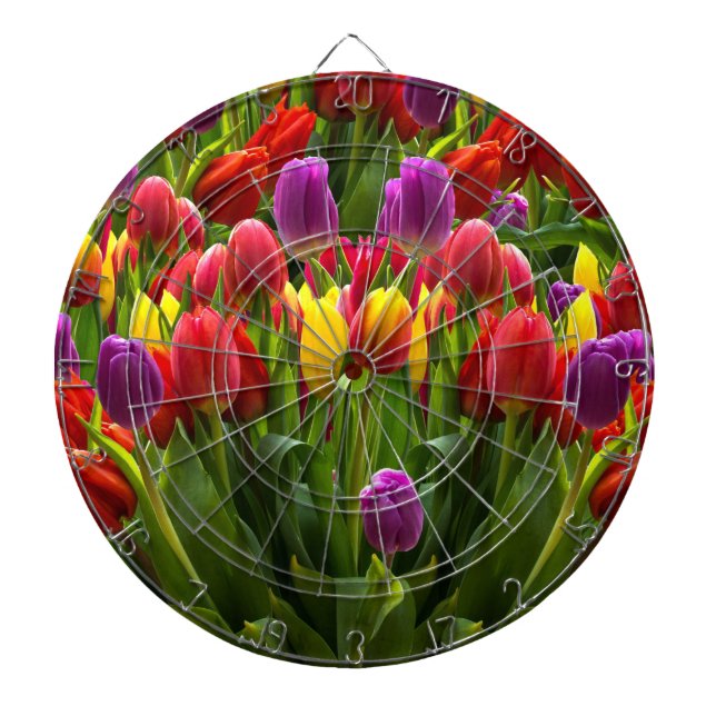Tabla Dardos Tulipas Bris (Frente)