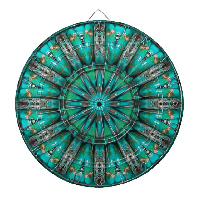 Tabla Dardos Turquesa Art 1 Dart Board (Frente)