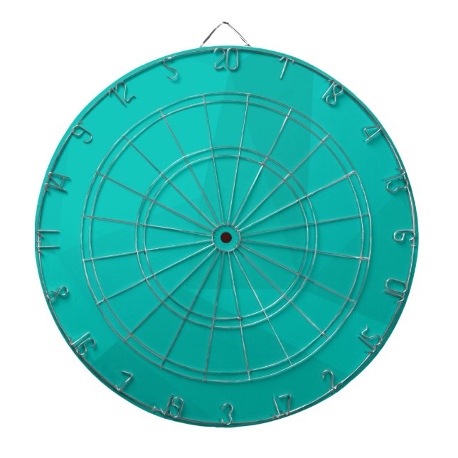 Tabla Dardos Turquesa, moderna, legal, moderna arte geométrica (Frente)