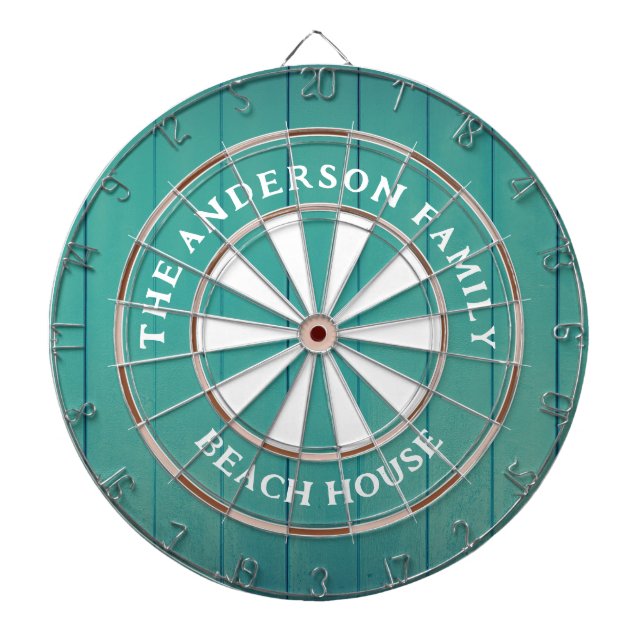 Tabla Dardos Turquoise Conselho Beach House (Frente)