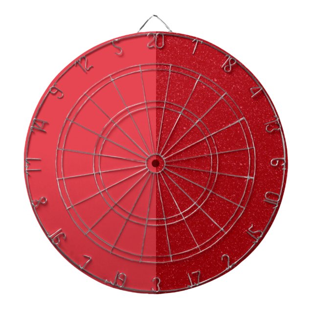 Tabla Dardos Two-Tone Tomato Red Dartboard – Customizable (Frente)