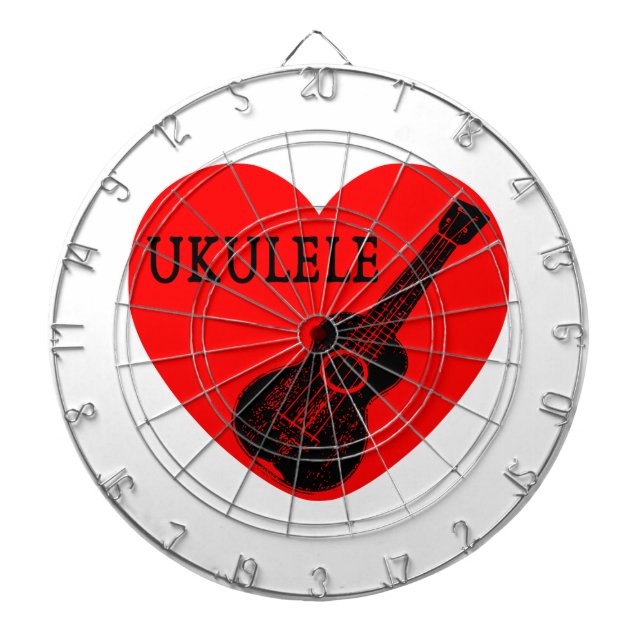 Tabla Dardos Ukulele Love (Frente)