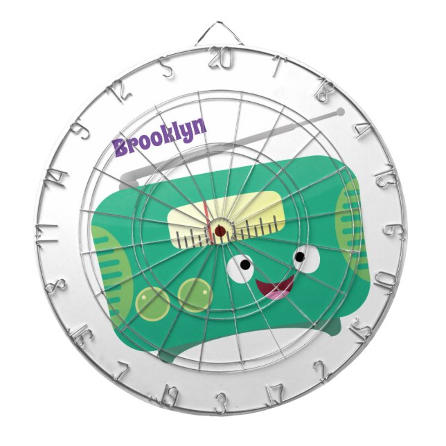 Tabla Dardos Um desenho animado e divertido (Frente)