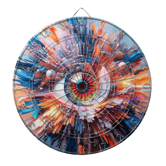 Tabla Dardos Um Mundo De Maravilha Começa Com Visão (Frente)