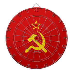 Tabla Dardos União Soviética (URSS) (martelo comunista e foice