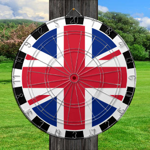 Tabla Dardos Union Jack Dartboard & British Flag / jogo Reino U