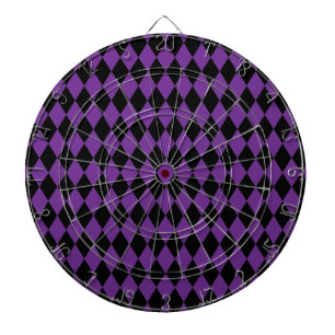 Tabla Dardos Uvas de Harlequin e Preto