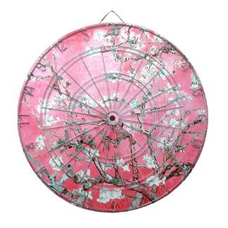 Tabla Dardos Van Gogh Almond Blossomo Azul Rosa