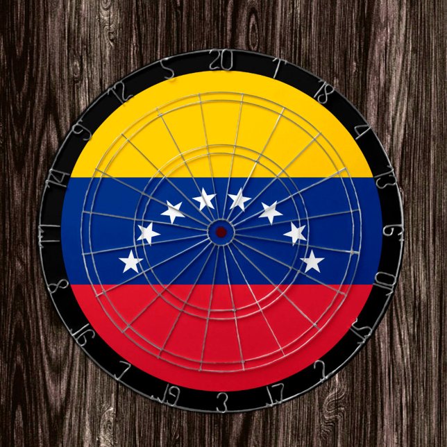 Tabla Dardos Venezuela Flag Dartboard & dardos / conselho de jo (Criador carregado)
