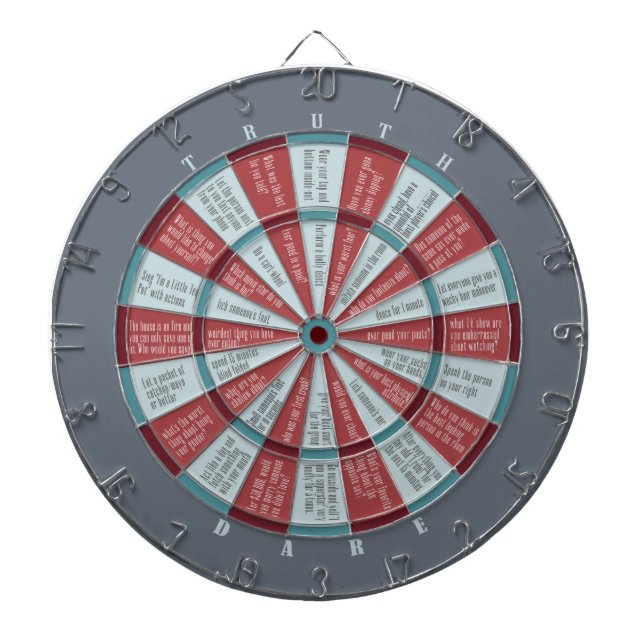 Tabla Dardos Verdade ou desafio (sem beijos) (Frente)