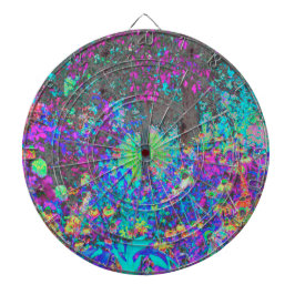 Tabla Dardos Verde limão Trippy e Jardim Roxo