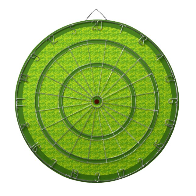 Tabla Dardos Verde sobre o Green Custom Dart Board (Frente)