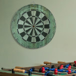 Tabla Dardos Verdigris Weathered Bronze<br><div class="desc">Linda aparência de bronze vitoriano vitoriano,  personalizada com a sua inicial.</div>