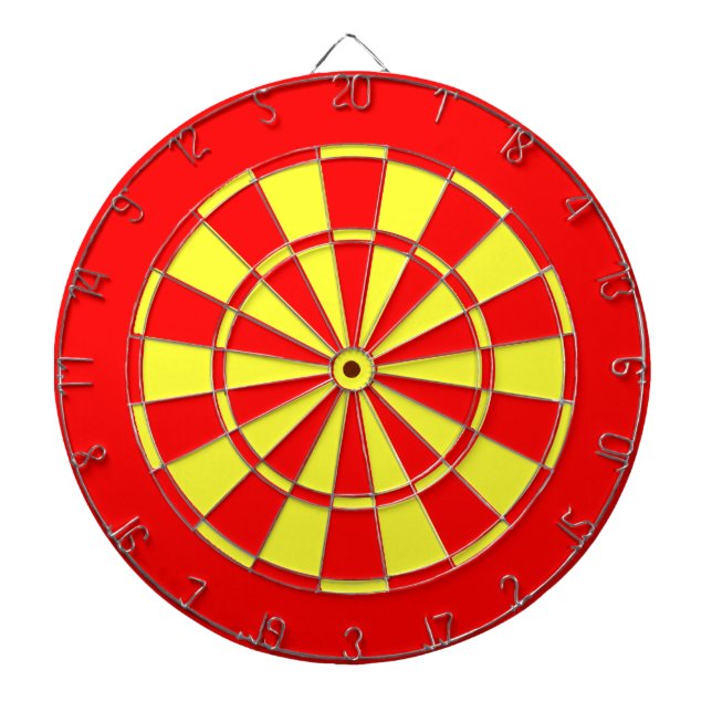 Tabla Dardos Vermelho e amarelo (Frente)