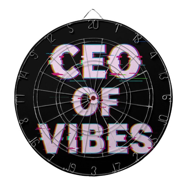 Tabla Dardos VIBE CEO PROTOCOL - Reality Glitch (Instant Aura U (Frente)