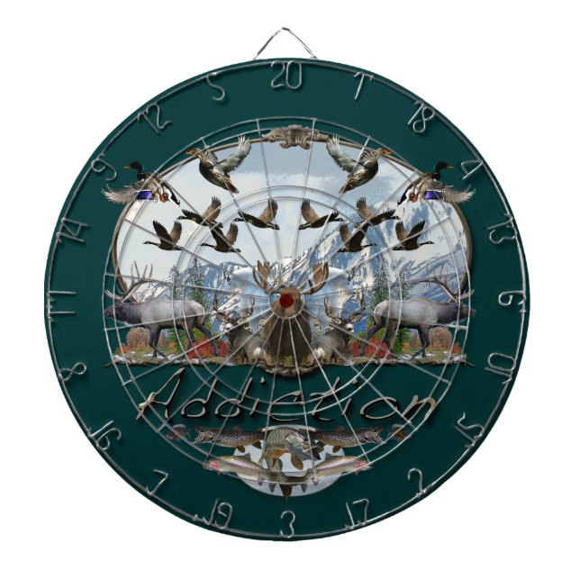 Tabla Dardos Vício do grande jogo (Frente)