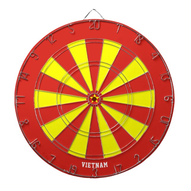 Tabla Dardos Vietnam Flag Patriot's Bullseye (Frente)