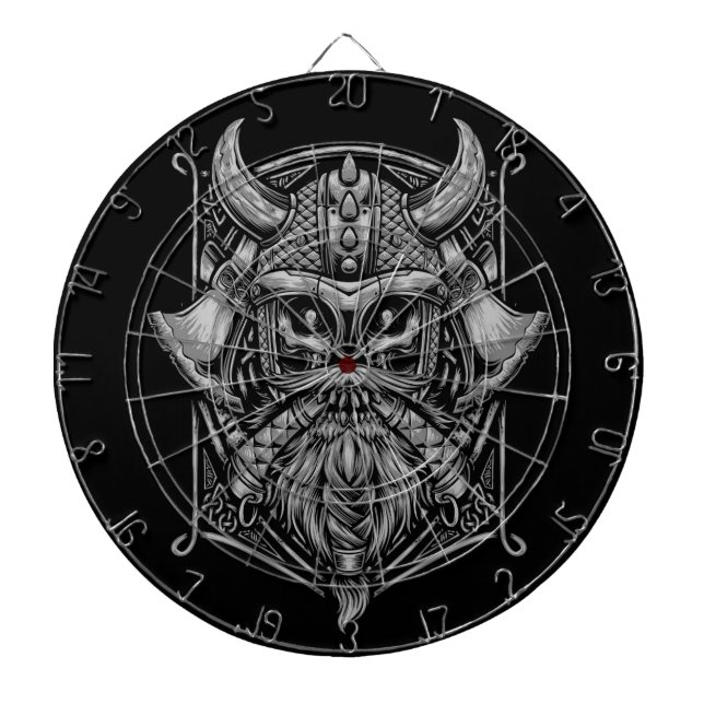 Tabla Dardos Viking Skull Dartboard (Frente)