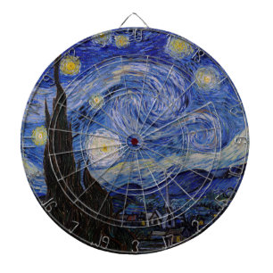 Tabla Dardos Vincent Van Gogh - A noite de Starry