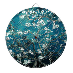 Tabla Dardos Vincent Van Gogh Almond Blossoms Dark Teal