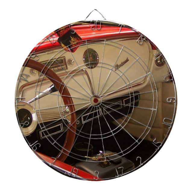 Tabla Dardos Vintage Packard Interior (Frente)