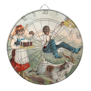Tabla Dardos Vintage Sai do Caminho para Bock Beer Dartboard