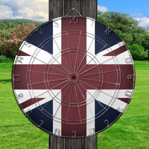 Tabla Dardos Vintage Union Jack Dartboard, Reino Unido, Bandeir