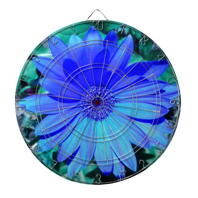 Tabla Dardos Violet Blue Gerbera Dartboard (Frente)