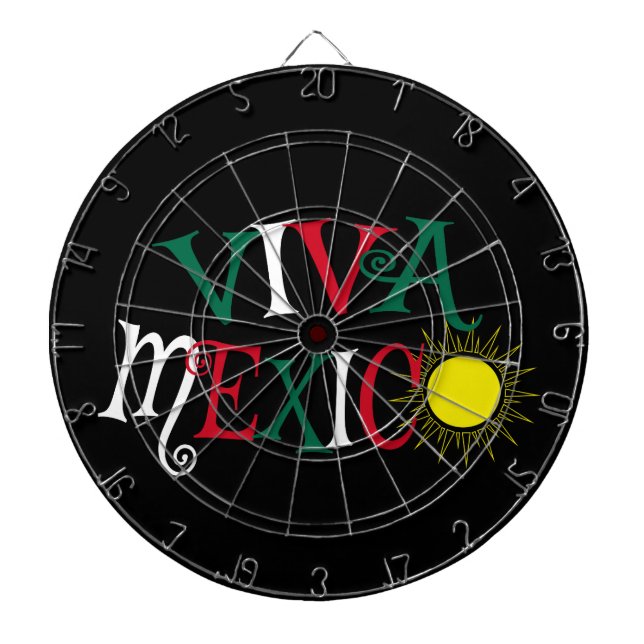 Tabla Dardos Viva México (Frente)