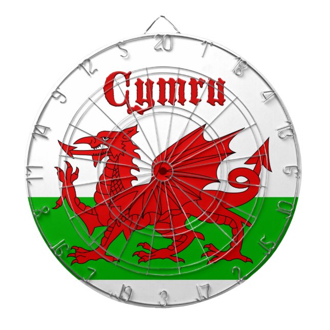 Tabla Dardos Welsh Flag Cymru (Frente)