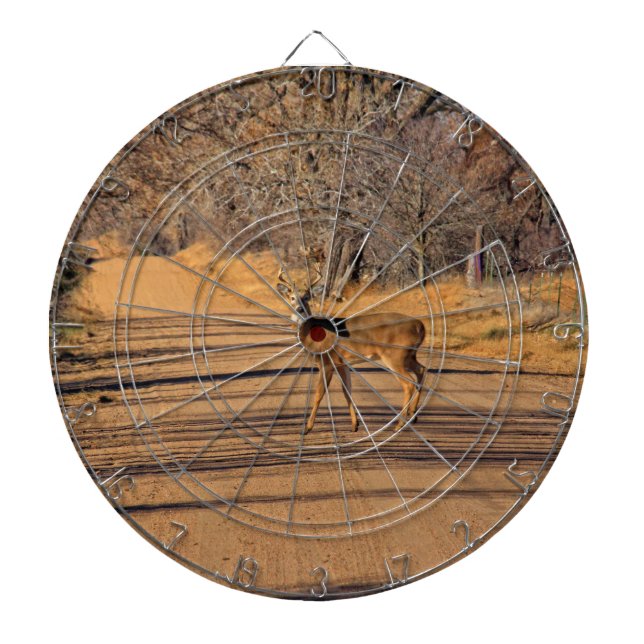 Tabla Dardos Whitetail Deer na estrada DART BOARD (Frente)
