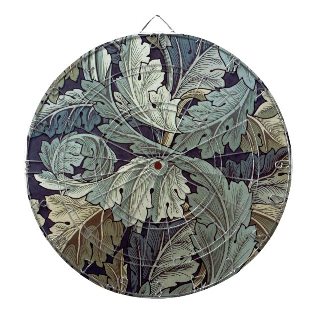Tabla Dardos William Morris Acanthus Wallpaper Folhas (Frente)
