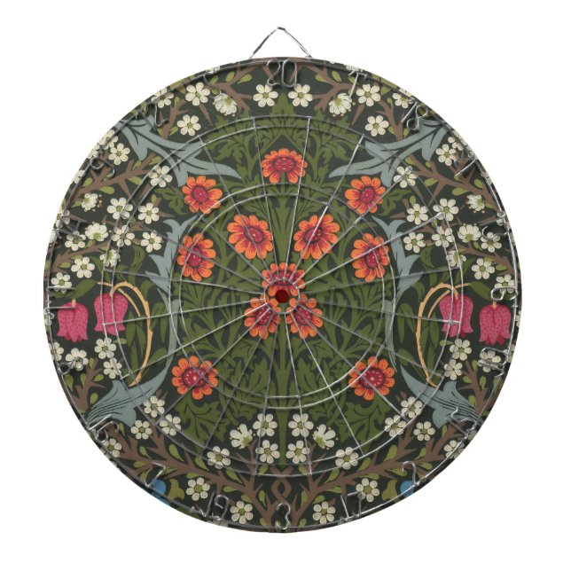 Tabla Dardos William Morris Blackthorn Garden Flower Classic (Frente)