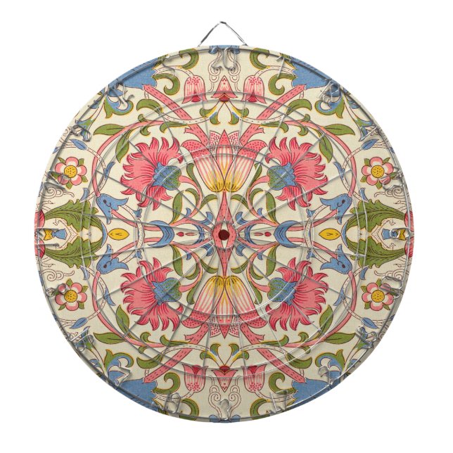 Tabla Dardos William Morris Lodden Primavera Wallpaper Art (Frente)