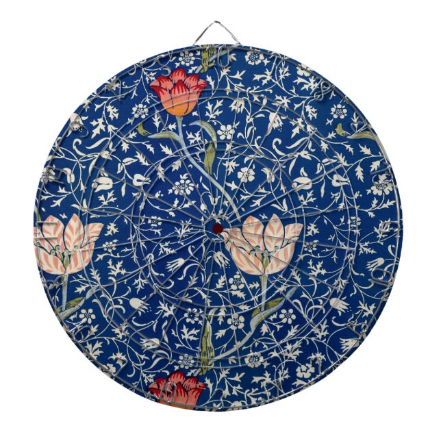Tabla Dardos William Morris Medway Blue Floral (Frente)