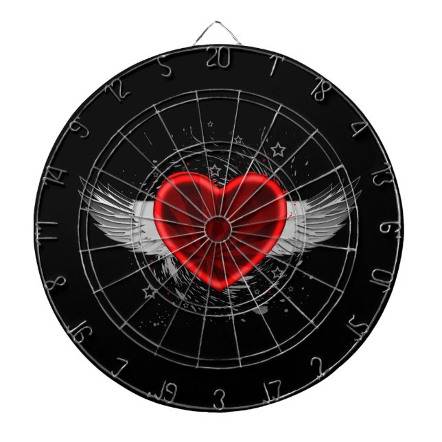 Tabla Dardos Wing Heart (Frente)