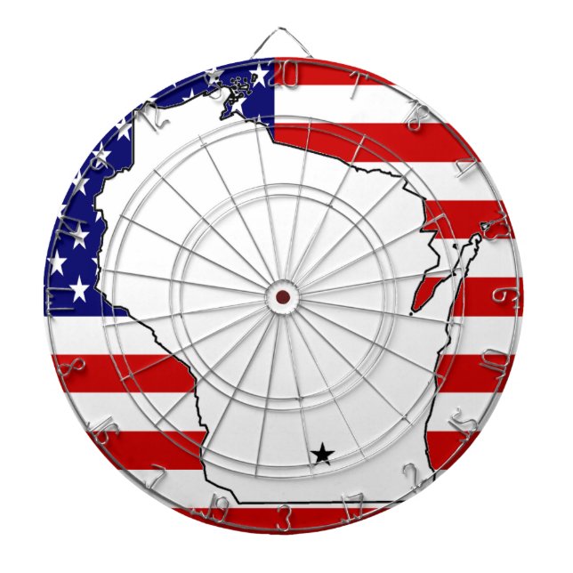 TABLA DARDOS WISCONSIN MAP (Frente)