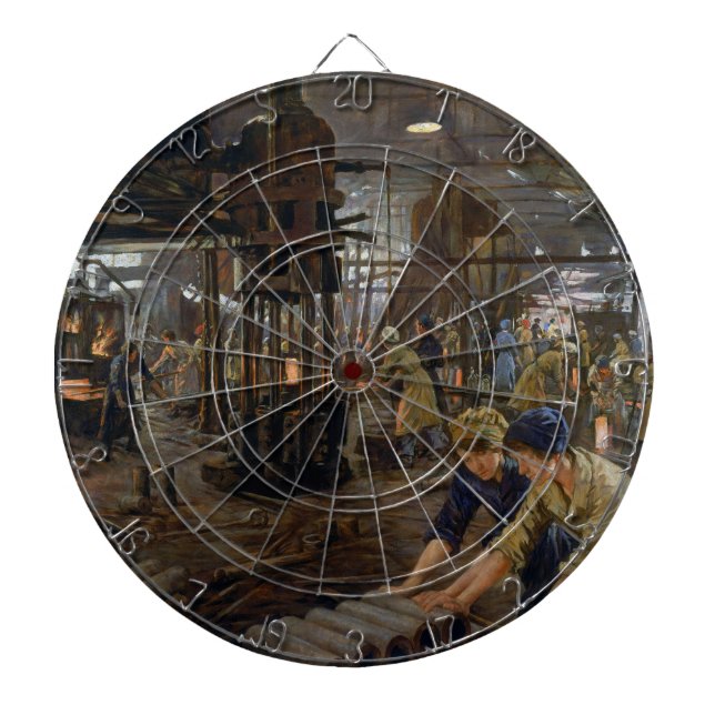 Tabla Dardos WW1 1918 Mulheres Trabalhando em Munições uma Fábr (Frente)