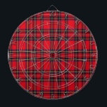 Tabla Dardos Xadrez vermelha de Stewart tartan<br><div class="desc">Xadrez vermelha do clã-tartan</div>