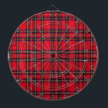 Tabla Dardos Xadrez vermelha de Stewart tartan<br><div class="desc">Xadrez vermelha do clã-tartan</div>