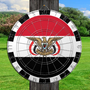 Tabla Dardos Yemen Dartboard, conselho de jogos, Yemeni Flag
