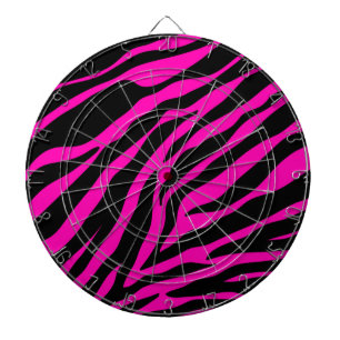 Tabla Dardos zebra rosa