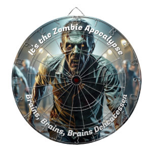 Tabla Dardos Zombie Apocalypse Engraçado
