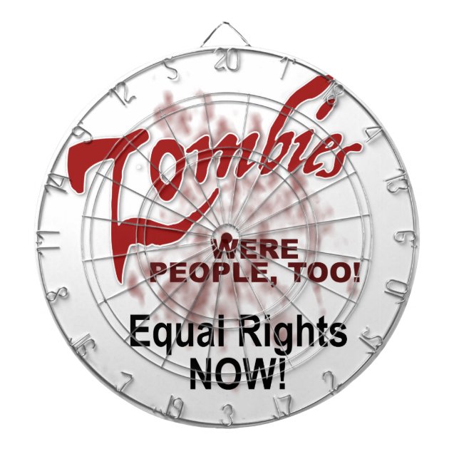 Tabla Dardos zumbis eram pessoas também (Frente)